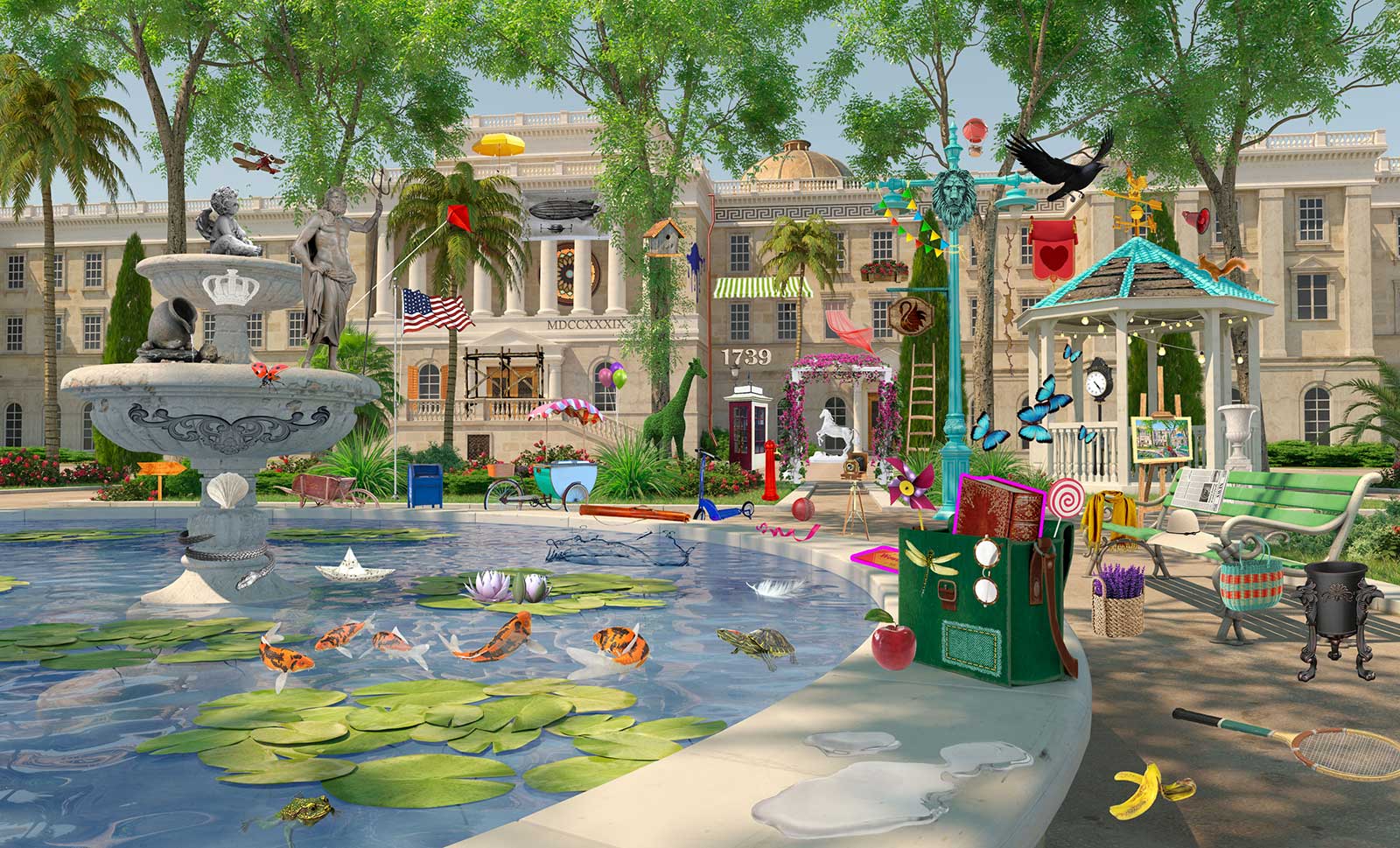 hidden object game design concept art for game junes journey wooga 3d modeler for games