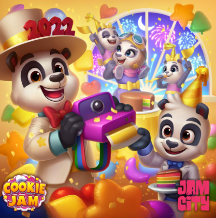 Jam City Cookie Jam 2d illustrations Casual Panda Art
