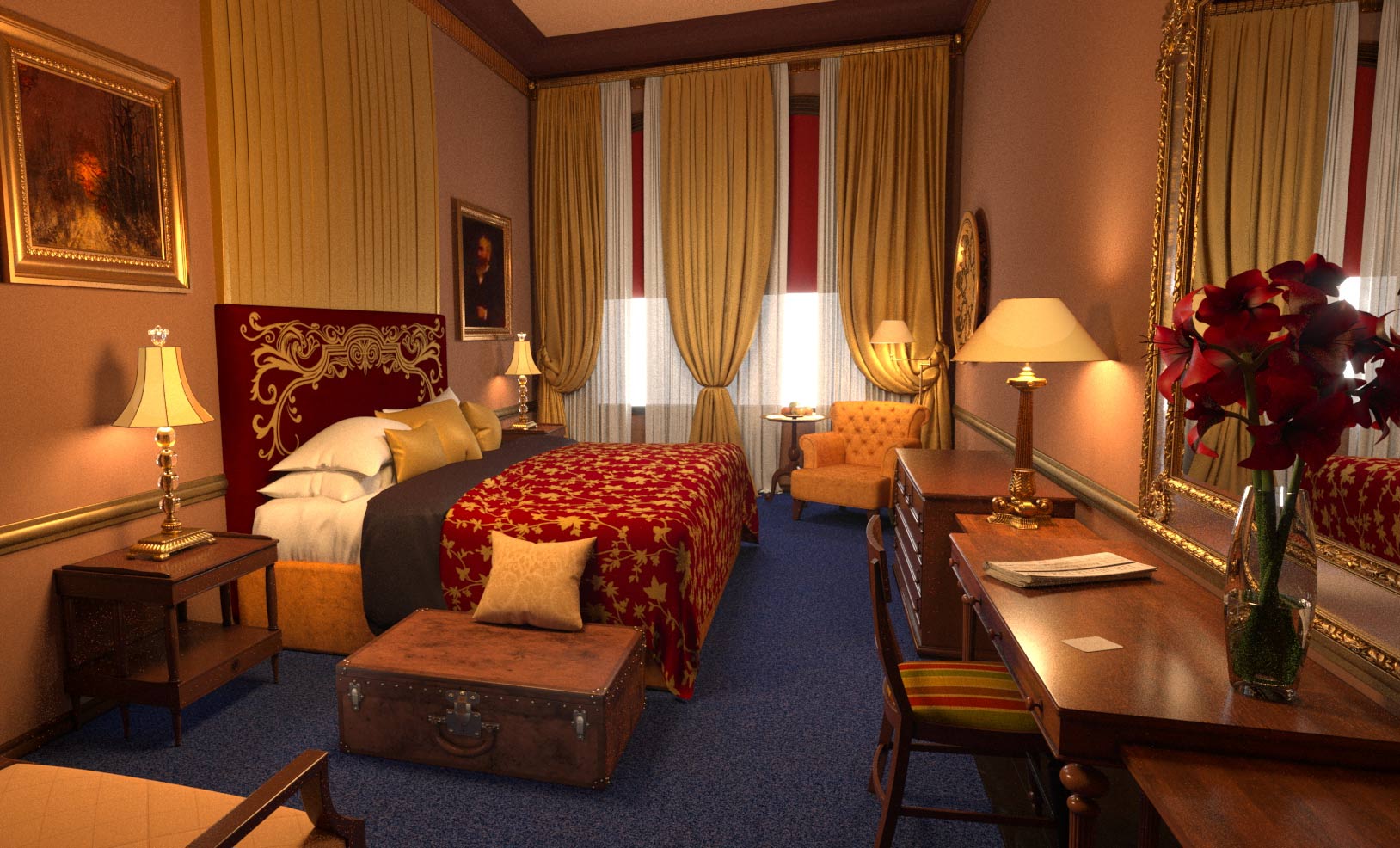 3d environment modelling hidden picture art 2d game art