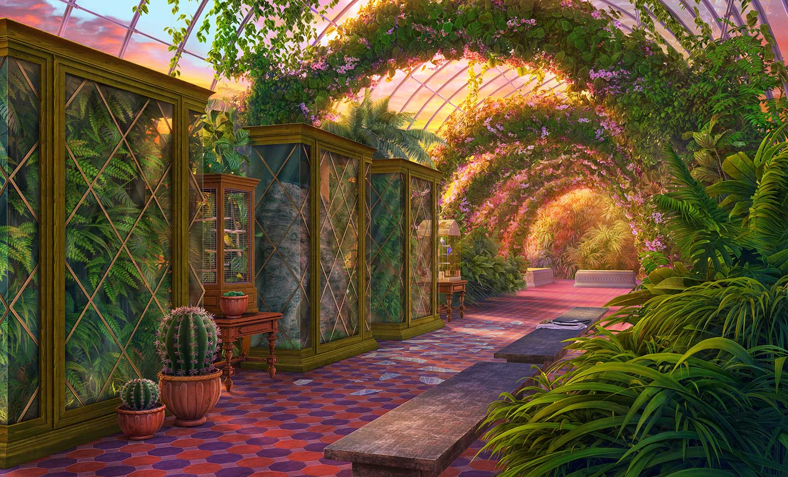 game concept art 3d environment game art outsource hidden objects art