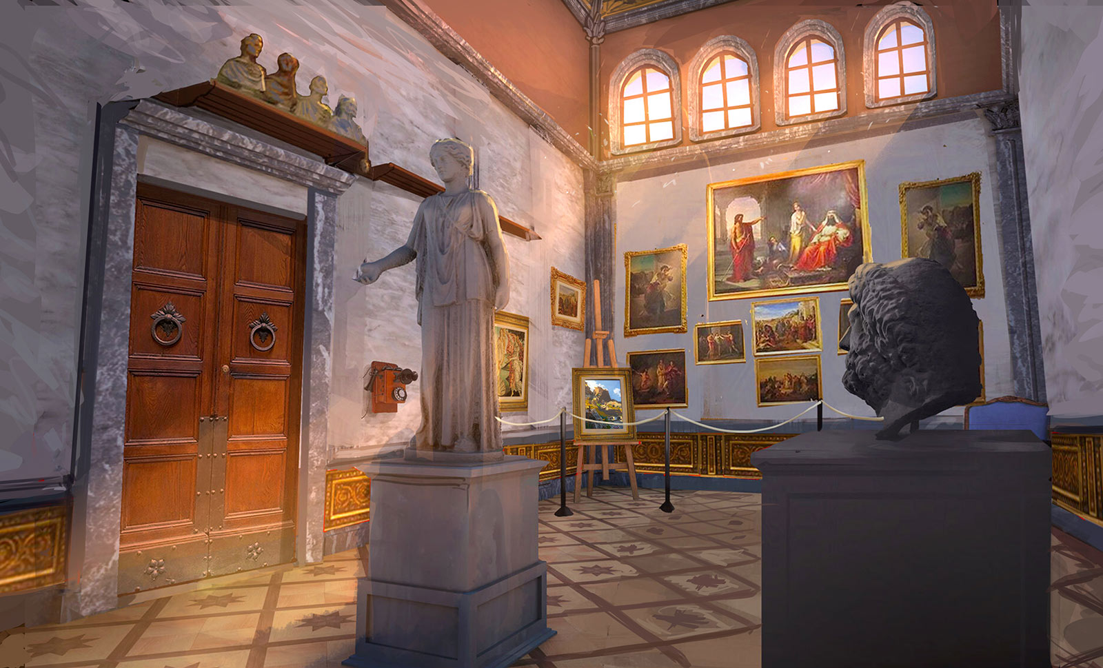 concept art for games aaa game studio hidden objects art 3d environment