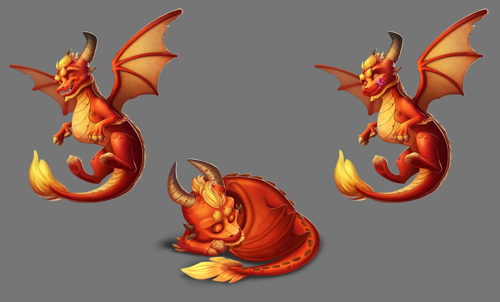 Casual-mobile-art-outsource-outsourcing-studio-game-aaa-match-3-baby-dragon-cute-character-studio-eating-sleeping-happy-sad-flying-angry-laughing-crying-snothing-red-kawaii-1700x1029-1