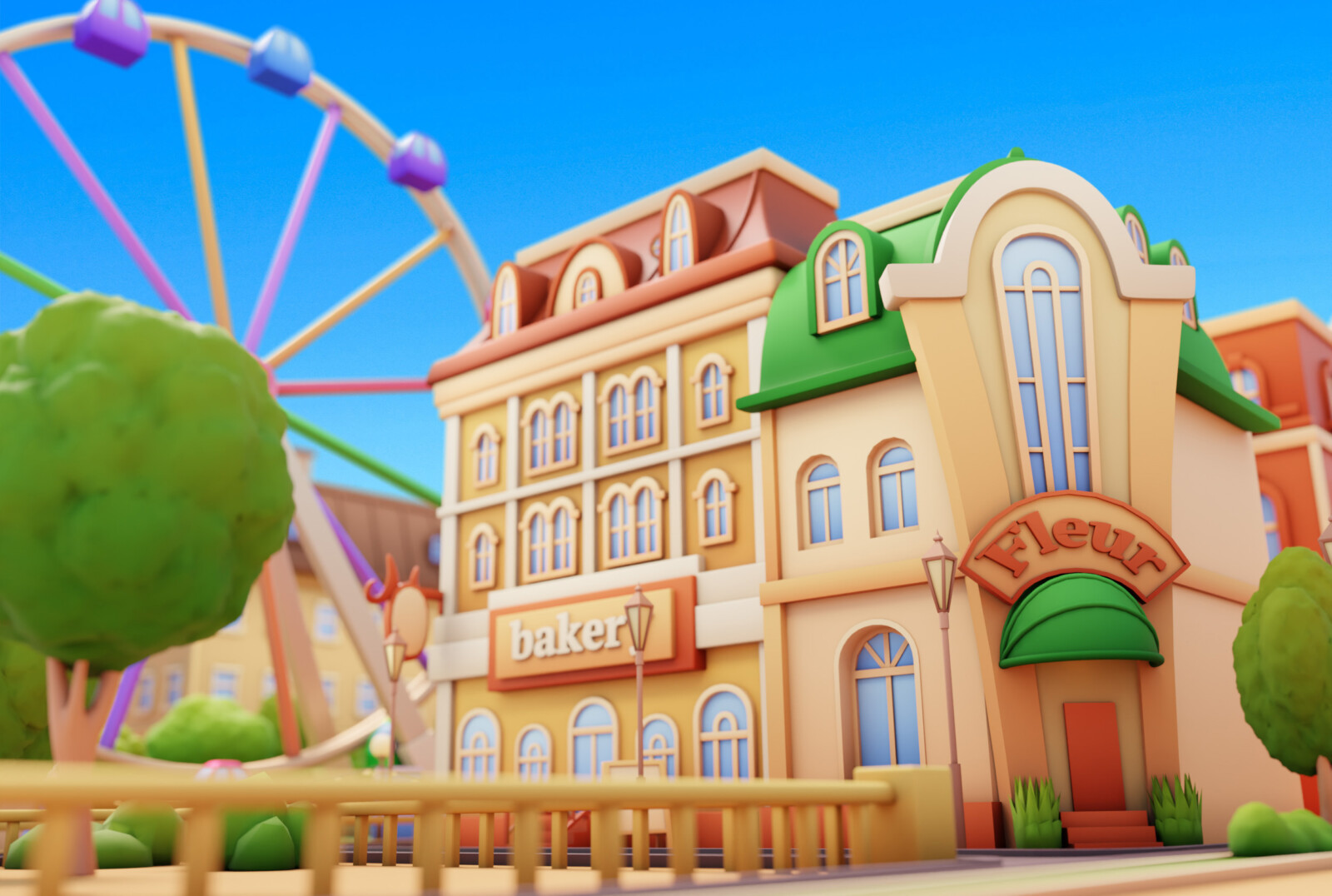 best_monopoly_game_3d_game_art_studio_monopoly_game_art_3d_art_projects_video_game_art_styles_3d_render