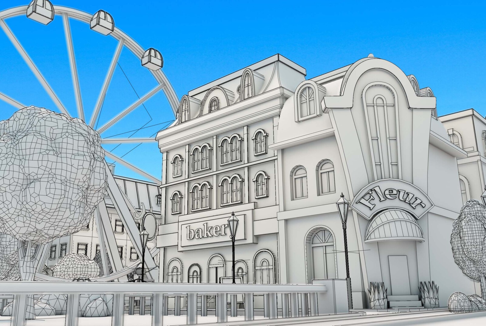 best_monopoly_game_3d_game_art_studio_monopoly_game_art_3d_art_projects_video_game_art_styles_3d_render