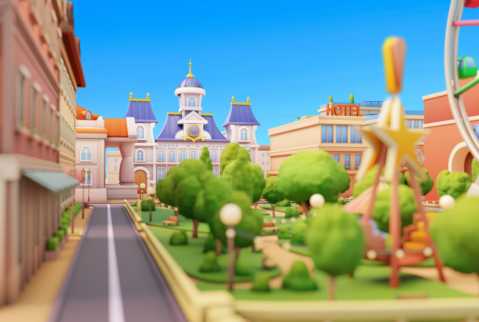 best_monopoly_game_3d_game_art_studio_monopoly_game_art_3d_art_projects_video_game_art_styles_3d_final_render