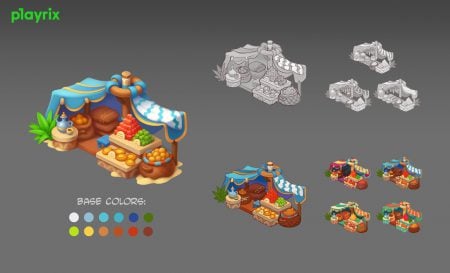 Environment Design: Magic Pot  Digital art design, 2d game art