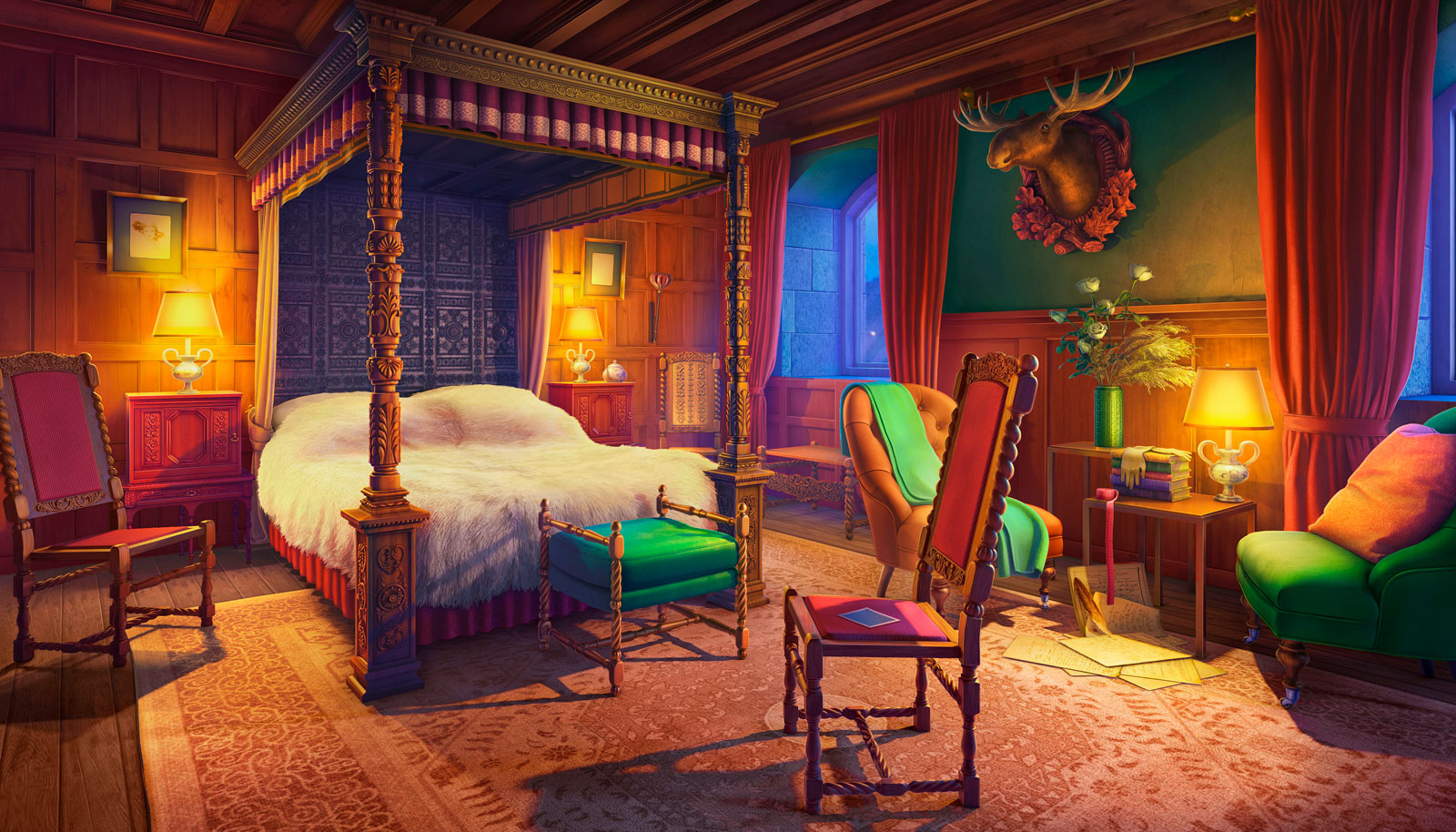 bedroom color concept art for game concept art outsourcing studio concept art studios game room decoration