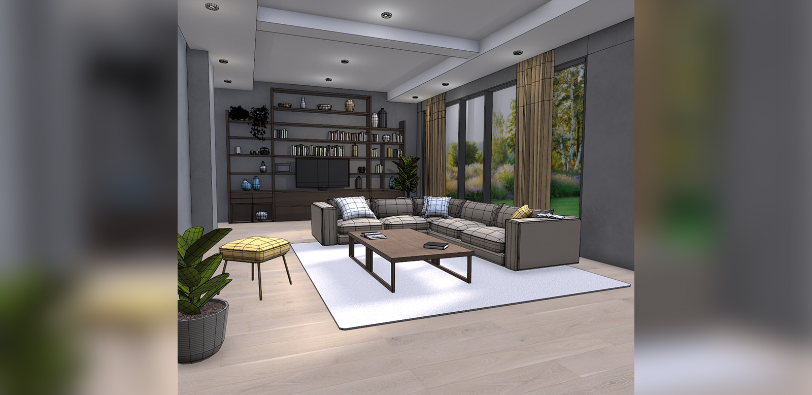 color_concept_interior_room_3d_modeling