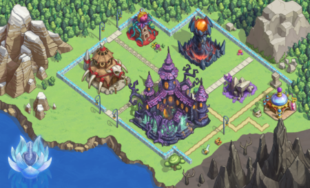 Mobile Strategy Game Illustration