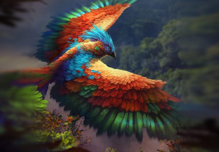 Fantasy bird art