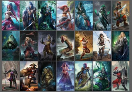 fantasy card game art