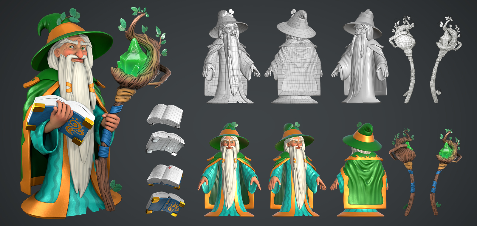 magician_final_render_3d_character_modeling_art_studio_character_design_outsourcing_rig_3D_modeling_how_to_draw_character