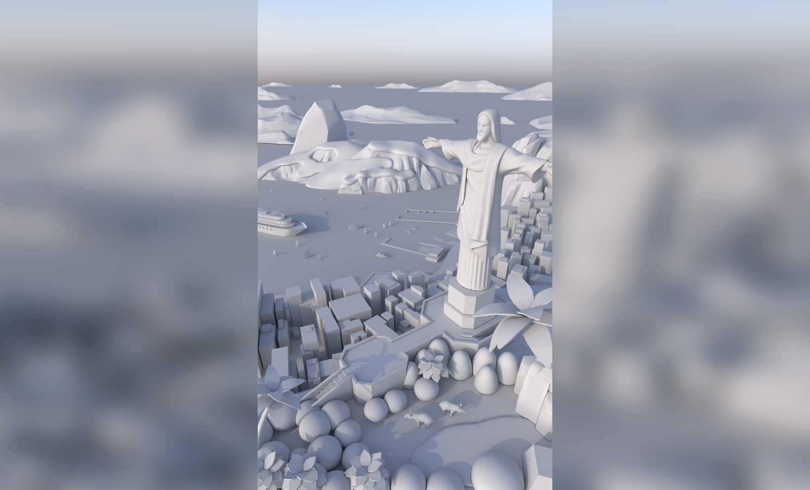 rio_modeling_blockout hiring 3d modelers 3d environment artist 3d modeler for games 3d environment 3d studio art 3d artist for hire