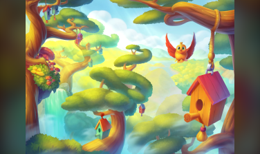 birds_flying_2d_animation_services_background match3_outsourcing_2d_3d_animation_character_animation_studio_anime_2d_games