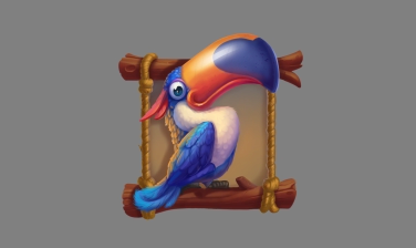 tukan bird flying game art outsourcing studio 3D animation 2D animation making product animation bird animation cartoon animation