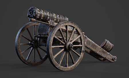 3D_model_military_vehicle_replica, war_vehicle_design_historic_ game_prop_rugged off-road_AAA_vehicle_game-ready_hard_surface_model