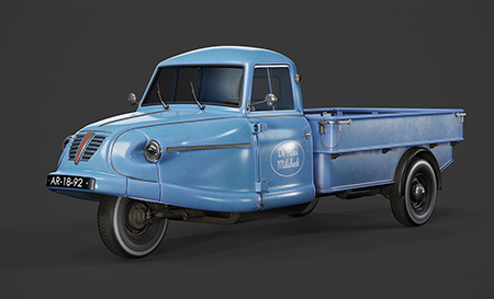 3D_pickup_truck_vehicle_modeling_ retro_car_design_AAA_game_asset_hard_surface_modeling_video_game_prop_detailed_3D_model_outsource studio